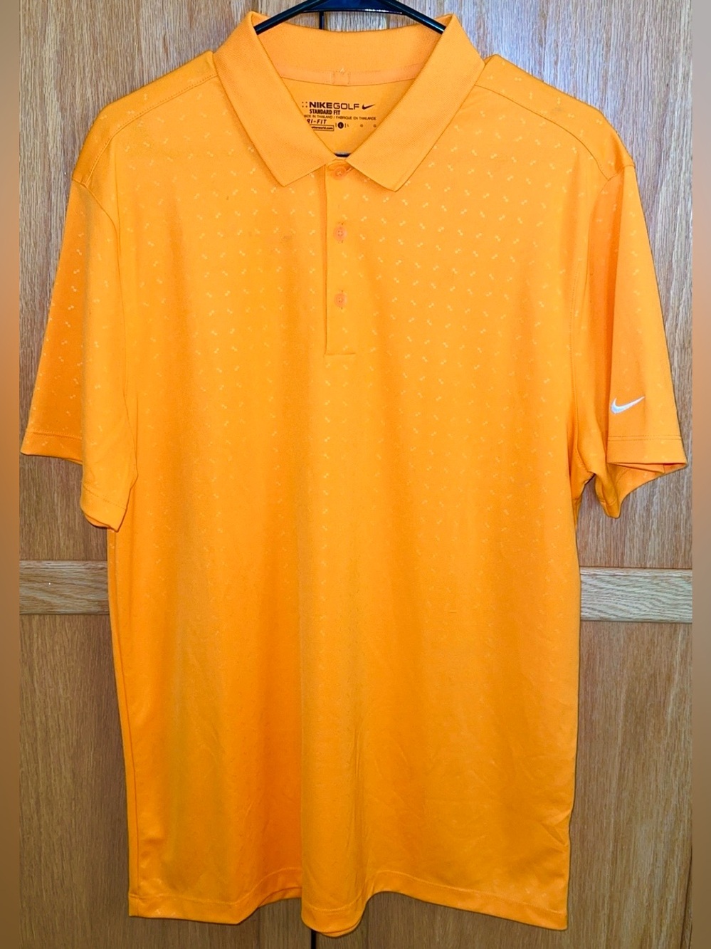 Nike Golf Men's Orange Dri-FIT Polo